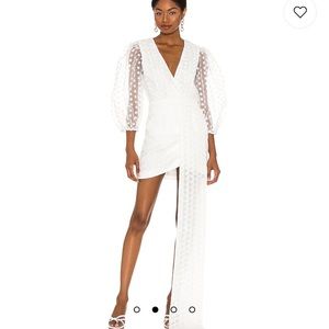 Lovers and Friends Alize White Mini Dress! Perfect for brides for any occasion!!